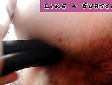 Dry Anal Object Insertion with Tripod