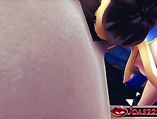Chun Li Street Fighter 6 3D Anime Bj – Cute Cosplay Hentai Chick Blows Huge Wang Deepthroat With Cum-shot Cums on And Gets SELF