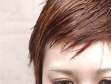 Poor Woman very short haircut