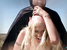 They Got This Blonde Ladies Bag so She Ended up in a Kinky Desert Orgy.