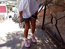 Cute College Girl Public Pee Compilation
