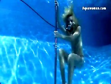 Scuba pole dance