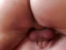 Naughty Blonde with Small Tits Enjoys Double Penetration and Cum in Mouth