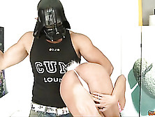 Hunky Darth Vader's Cock Invaded The Pussy Of A Sexy Babe