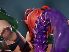 Sexy female magician holds grudge against her competition and engages in various perverse sexual encounters