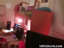 Gay College Frat Boys Fooling Around At Dorm Room Party