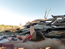 Vagina flash - Stranger caught my stepdad touching my vagina on a public beach and jerked off his schlong