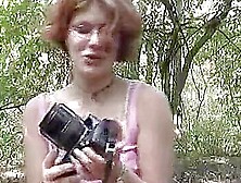 Nerdy German teen Puts A Bottle In Her Pussy And Receives Her First Facial - 80s Retro (18+)