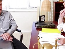 Skylar-Snow's Secretary Roleplay" or "Office Secretary Gets Fucked By Her Boss In A Surprise Visit