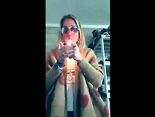 Cute Suburban MILF Hiding in the Garage to Smoke