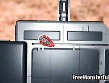 3d Blonde Babe Eaten Out Before Sucking On A Cock