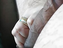 Widow step mom loves to work with step son and having fun by handjob his cock