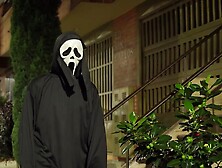 Ghostface fucking a big ass goth girl