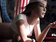 I plowed my attractive and attractive blonde stepsister - 3D Animation