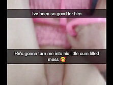 Cheating MILF Ex-wife Bred and Creampied On Snapchat Set of