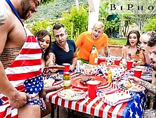 Biphoria - 4Th Of July Sexy Af Bi Orgy Ft Aften Opal,  Hatler Gurius N'more!!