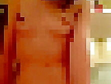 Smartphone personal shooting Cute baby-faced slender JD standing while doing electric massager masturbation☆彡. 696