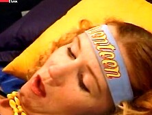 Teeny-Redhead's Passionate Solo Play - Horny Coed Plays With Her Sex Toys