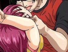 Stepbro's stepsister gives him a helping hand with homework by sucking his hard cock under the desk