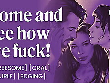 ASMR Audio Porn: Tape Night Turns into a Hidden FFM Threesome Fuck Session – Teasing & Snatch Licking – Erotic Audio Roleplay fo