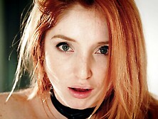 Redhead Chick Michelle H Is Jumping On A Huge Black Sex Toy