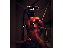 Tied Up Black Man Is Having His Dick And Balls Tortured