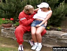 Michaela Borovskas at it again. Not only has she found a new cock to fuck