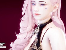 [MMD] HYOLYN - 1 Way Love Seraphine Attractive Kpop Dance League Of Legends Uncensored Anime