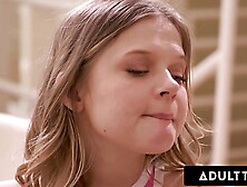 ADULT TIME - Kinky Stepsister Coco Lovelock Has First SQUIRTING CLIMAX From Stepbro! FULL SCENE!