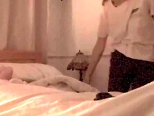 Unaware Milf caught on cam sucking cock and getting fucked