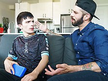 Caring Step Dad Romeo Davis Helps Step Son Felix O'dair With His Dick Injury - Dadcreep