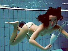 Comely Alla - Busty Movie - Underwater Show