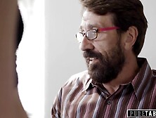 PURE TABOO Daddy Manipulates Step-Daughter Into Sex