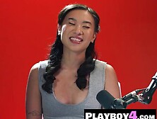 Hot Oriental hotty enjoyed sexy masturbation and glad herself