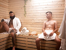 Sauna Sexy Time With A Really Horny Fucking Bear