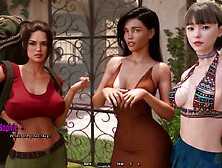 Hot threesome with stepmom and stepaunt - Santa County life is wild!