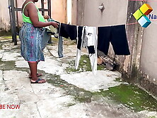 HORNY HOUSE WIFE SEARCH FOR BBC WHILE SHE DRIES STEPSON CLOTHES.  PLEASE SUBSCRIBE TO RED/SHEER