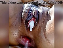 Creampie leaking excellent aged snatch cum inside large load marvelous cunt and booty gaped anal floozy porn clip AI generated