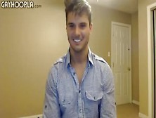 Gay Hoopla - Horny Clark Bates Masturbates With His Legs Spread Wide