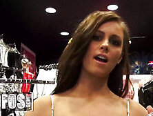 Mofos - Whitney Westgate Flashes Her Boobies In A Clothes Shop,  Then Licks A Meat In The Changing Rooms