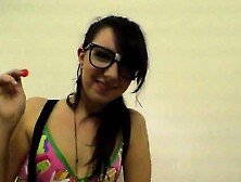 Sweet And Slobbery POV Candy Blowjob With Dakota Charms