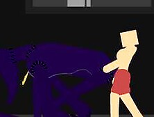 Catnap's anal experience | Sticknodes Porn Animation