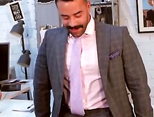 SUITED UP FOR DESTRUCTION Shane Jackson Teddy Torres Unleash Their Office Inferno