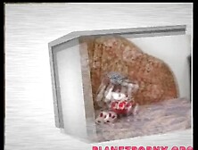 This girl gets fucked first in the mouth and then in the ass