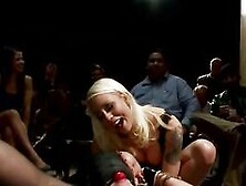 Oiled And Bound Slave Juliette March Orgy Disgraced For Public