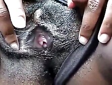 Ebony Youthful Playgirl Ruby Her Twat