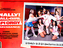 Finally...  An All-Girl Aapi Orgy Extravaganza