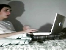 Me At 18 Jerking Off Watching Porn On My Laptop.