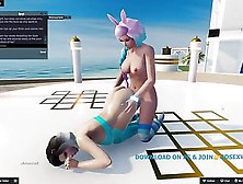 Futa Fuck In 3D Multiplayer Game World,  Gameplay Video