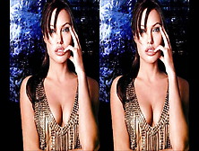 Angelina Jolie Pics With Techno Music